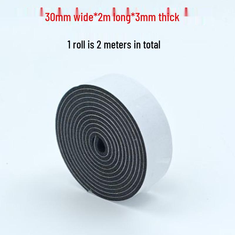 Black Self-Adhesive Fire Retardant Foam Tape