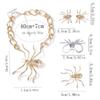 Brooch Exaggerated Spider Jewelry Set Pin Insect Ear Studs Vintage Spider Necklace  Party