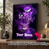 Personalized Gengar Haunter Gastly Diamond Art Custom Name 5D Diamond Painting Full Drill DIY Craft