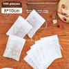 SHUANG YU Non-Woven Filter Bags, Tea Bags, Herbal Bags, Spice Bags, 100 Mesh Bags, Disposable Tea Brewing And Herbal Steeping Bags