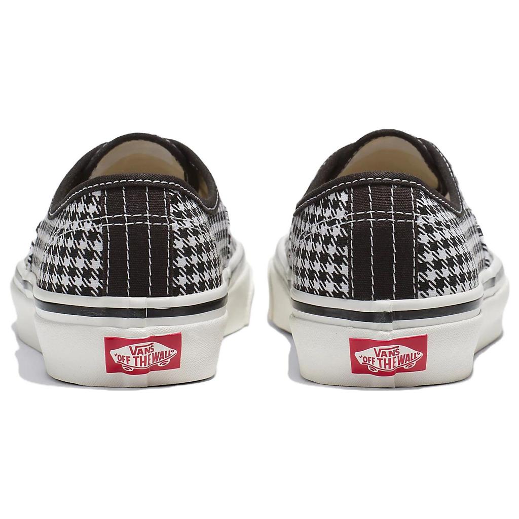 Vans Autêntico 44 DX Anaheim Factory - OG Houndstooth Tênis Unissex Creme Marshmallow Preto VN0A4BVYYER