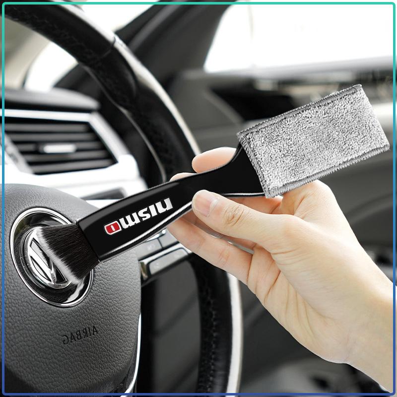 Car Air Conditioning Air Outlet Cleaning Dust Removal Soft Brush Cleaning Tool For Nismo Nissan Almera Sunny QASHQAI Skyline Juke X-TRAI MARCH LIVINA