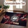 Custom Rug Linkin Park Pattern Print Name Text Soft Non‑Slip Floor Carpet for Home Indoor Decoration