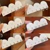 6Pcs/Set  Metal Circle Drop Small Earrings For Women Trend Pendant Piercing Earrings Daily Light Luxury Jewelry Gifts