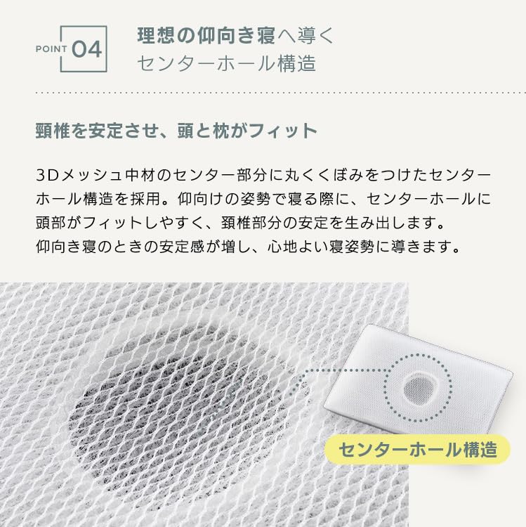 FluffyPlus Height-Adjustable 3D Mesh Fit Pillow (PillowGray) Comfortable, Breathable, Height-Adjustable, Cervical Elastomer