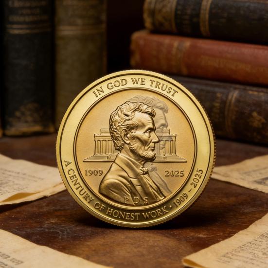 1/2/3Pcs Final Cent Tribute Coin End of An Era Penny 1793-2025 The Last Cent Collectible Coin Souvenir Token History Enthusiasts Keepsake Gift