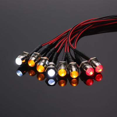 Kit De 8 LED 2 Blanc 2 Rouge 4 Jaune Pour 1/10 1/8 Traxxas Redcat RC Car