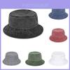 Cappello da pescatore in cotone vintage per uomo e donna con tesa larga