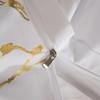 Queen Bedding Duvet Cover Set White Marble Printed 2/3 Pieces Luxury Microfiber Down Comforter Quilt Cover With Zipper Closure