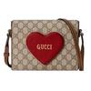 GUCCI Valentine's Day Collection Canvas With Leather Messenger Bag Shoulder Bag, Crossbody Bag Mini Women's 637048-HUHIS-8404