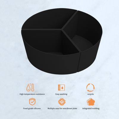 6-Quart Slow Cooker Liner Multiple Grids Leakproof Dishwasher Safe Silicone Slow Cooker Divider Cooking Liner Kitchen Accessories