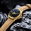 Fully Automatic Mechanical Men's Watch Round Dial Waterproof Luminous Men's Wristwatch Leather Band Man Watches CHENXI
