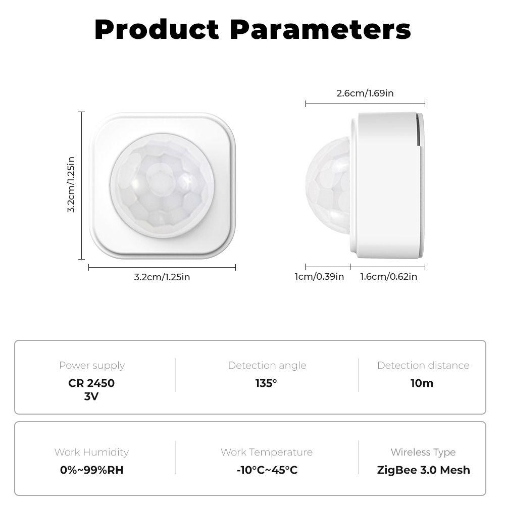 Remote Conrtol PIR Motion Sensor Advanced Smart Presence Sensor  Security Alarm