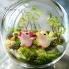 Figurine Animale Drăguțe pentru Decor Plantă 2 Buc Ornamente Păsări Miniaturale, Figurine Micro Peisaj, Figurine Mini Rășină Capricioase Umpluturi Cadou Păsări