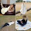 Burrito Round Taco Tortilla Shaped Blanket Soft Floor Wrap Throw Blanket