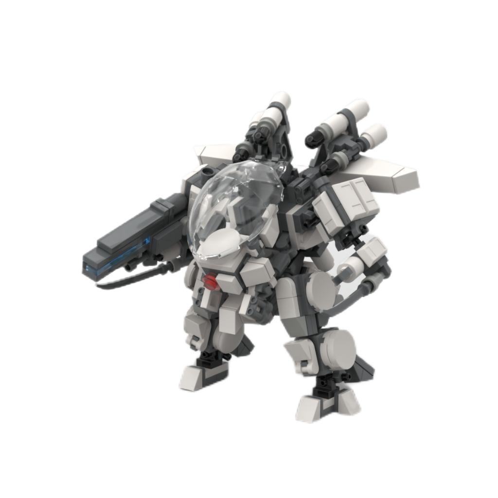 AF-03 War Machine Mecha Roboter Bausatz Bauspielzeug Set MOC Bausatz Kinder Geburtstagsgeschenk