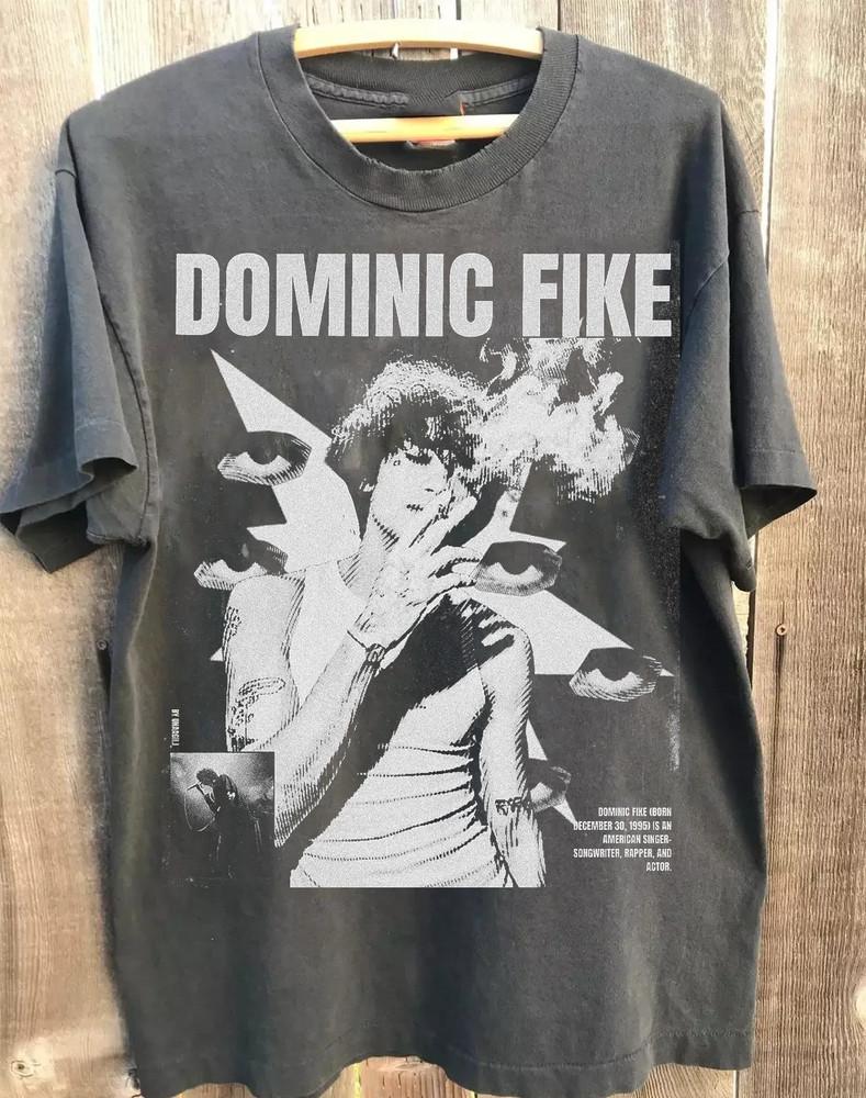 NEW Dominic Fike Tour Gift For Fan Charcoal Cotton T Shirt Unisex T-Shirt S