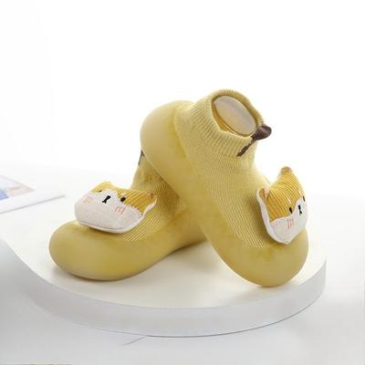 Boys and Girls Cartoon Slip-on Shoes with Anti-slip Sole and Soft Bottom