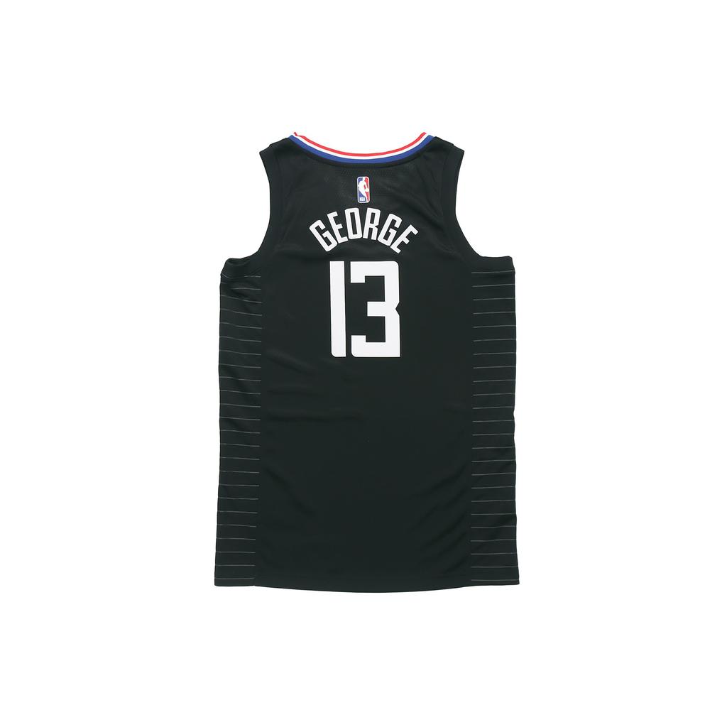 Air Jordan NBA SW Fan Edition Los Angeles Clippers Jersey 2020-21 Season George No. 13 Black Men's CV9480-012
