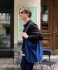 Haharchive Reversible Shoulder Bag (Brown/Blue)