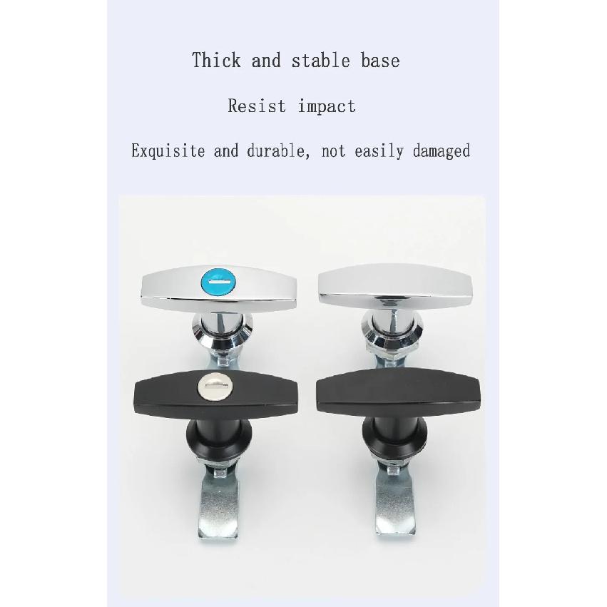 MS324 Industrial Cabinet Door Handle Lock Zinc Alloy Chassis Cabinet Door Lock Distribution Box Switch Cabinet Door Lock