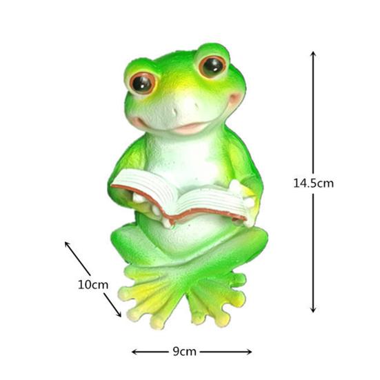 Patio Ornament Resin Garden Decoration Realistic Animal Statue Weather-resistant Garden Decor Accessory for Lawn