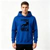 Men Casual Pullover Hoodie, Zombie Breakdance Graphic Print Long Sleeve Hooded Sweatshirt for Daily Wear