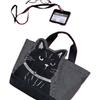 Fashion Embroidery Design Handbag Large Capacity Canvas Lunch Bag Multifunctional Portable Shopping Bag Commuting Bag