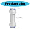 2Pcs 3/8inch Push To Connect Check Valves Straight Quick Connect Check Valves for Water Reverse Osmosis System Enduring