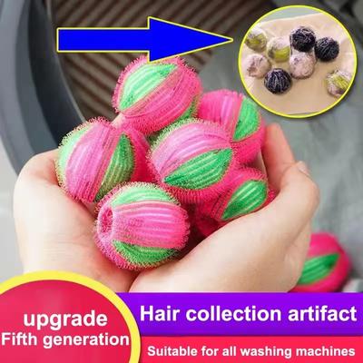 Removedor de Pelo de Mascota Perro Gato Pelusa Eliminador Atrapapelo Reutilizable Ropa Filtro Bola Bola Limpia Lavado Accesorio Lavadora
