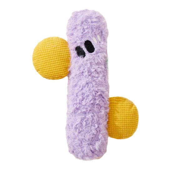 

Plush Cat Chew Toy Squeaky Stuffed Microphone Kitten Teething Toy Cat Kicker Toy for Indoor Cats Solo Entertainment C