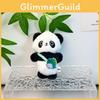 Cuddly Panda Bamboo Keychain Cartoon Children Backpacks Hanging Plush Dolls