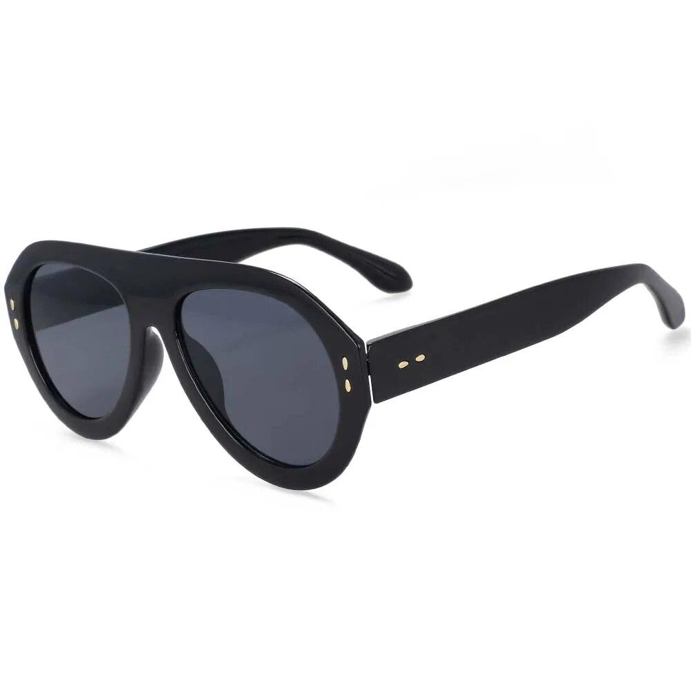 Oversized Sunglasses Fashion Women Brand Goggle Shades Uv400 Vintage Glasses