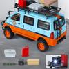1/24 WuLing VAN Off-Road Vehicle Alloy Muscle Car Model Sound and Light Pull Back Children's Toy Collectibles Birthday Gift
