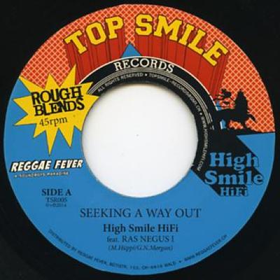 7inch Record HIGH SMILE HIFI, RAS NEGUS I - Seeking A Way Out TSR005 Top Smile EU 2014 Europe Reggae, Ska & Dub
