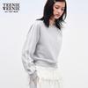 Teenie Weenie Women's Lace Patchwork Raglan Sweatshirt