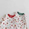 2025 European & American Baby Christmas Long-Sleeve 3-Piece Romper Set