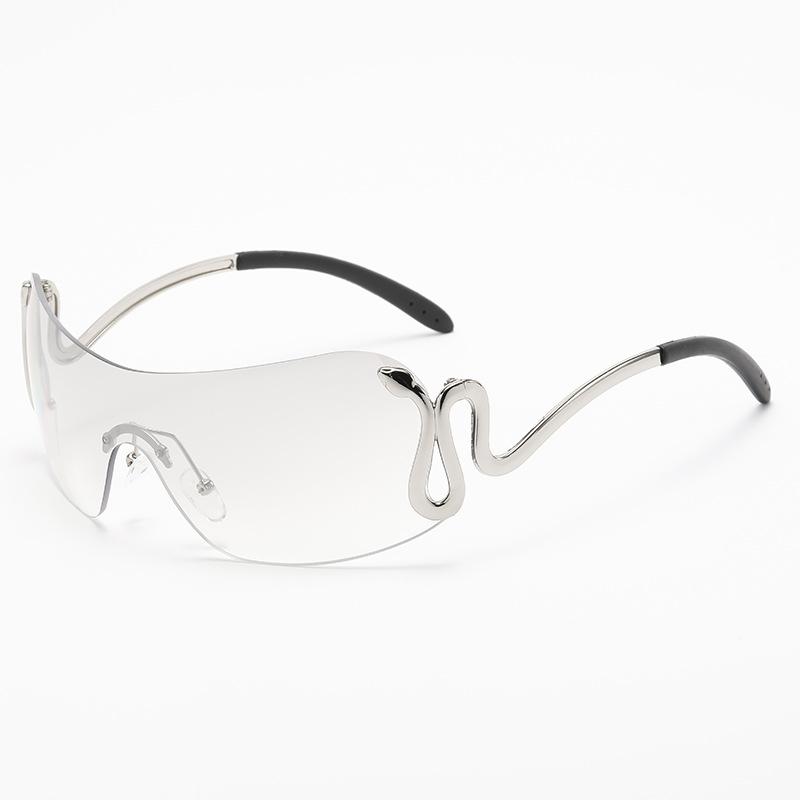 Vintage Personalized Animal Integrated Rimless Babes Outdoor Sports Glasses