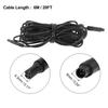 X AUTOHAUX Backup Camera Cable Extension Cable Dash Camera Cord Rear View Camera 4 Pin 6M