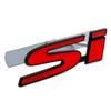 3D Metal Honda SI Letters Car Front Grille Emblem Rear Trunk Badge Sticker for Civic Accord Inspire - Vehicle Accessory GI7