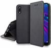 Flip Case for Huawei Y6 2019 Black + 9H GLASS