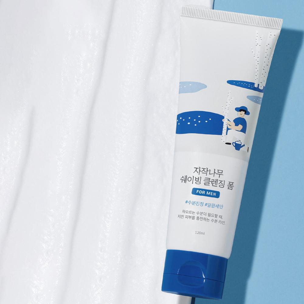 [ROUND LAB] For Men Birch Juice Shaving Cleansing Foam 120ml