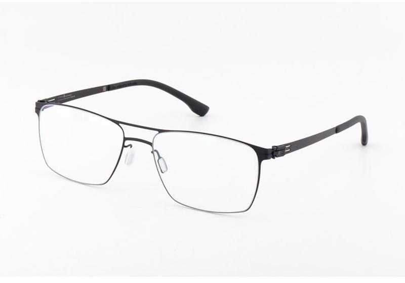 JanaM Square Frame Myopia Glasses: Trendy Metal Optical Eyewear for Men & Women, Slim Steel Design for Larger Faces