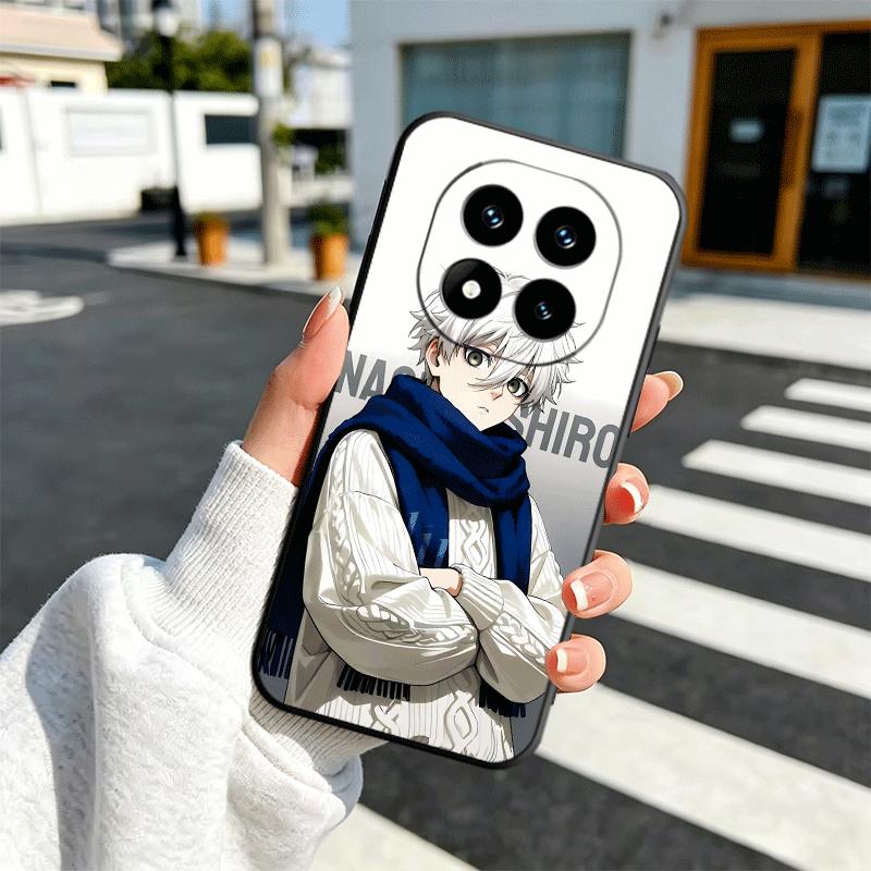 Blue L-Locks Nagi Seishiro Soft Phone Case for Xiaomi Redmi Note 12 13 14 15 Pro Plus 11 12S 11S 11T 10 4G Black Cover Back Shel