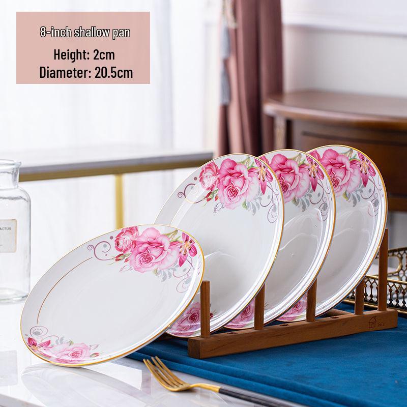 Handun European Style Gold-Painted Dinnerware Set