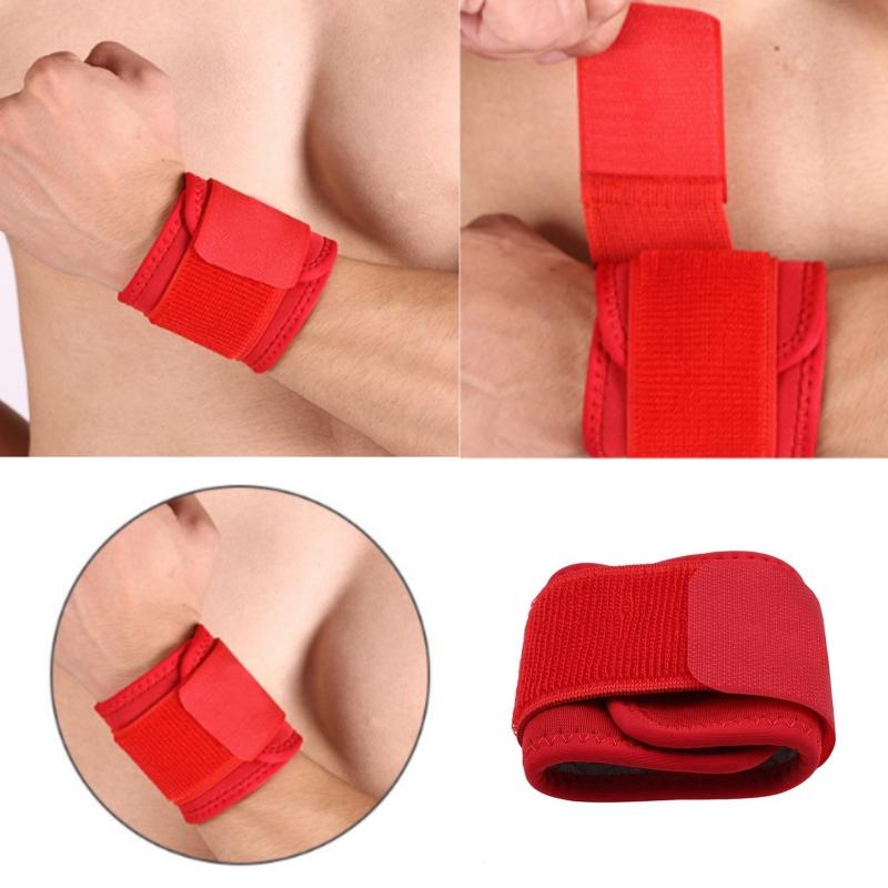 1PC Unisex Adjustable Sport Wrist Brace Compression Support Strap For Gym Fitness Training Injury Protection Wristband Wrap