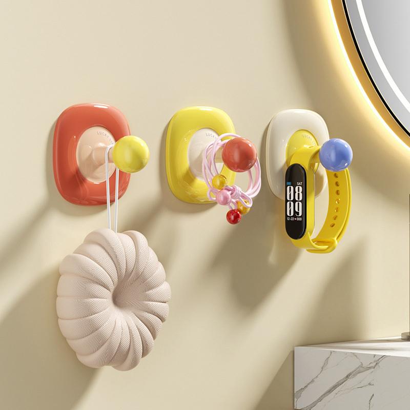 Dopamine Hook Punch-Free Wall-Mounted Adhesive Hook Kitchen And Bathroom Traceless Hook Super Load-Bearing Door Hanger