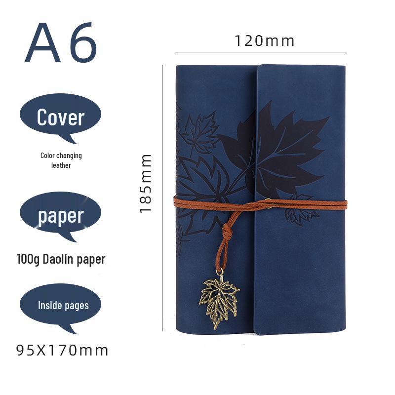 

Ретро блокнот на три складання з зав язками-стрічками - Студентський дорожній блокнот та альбом для марок Blank Daolin Paper