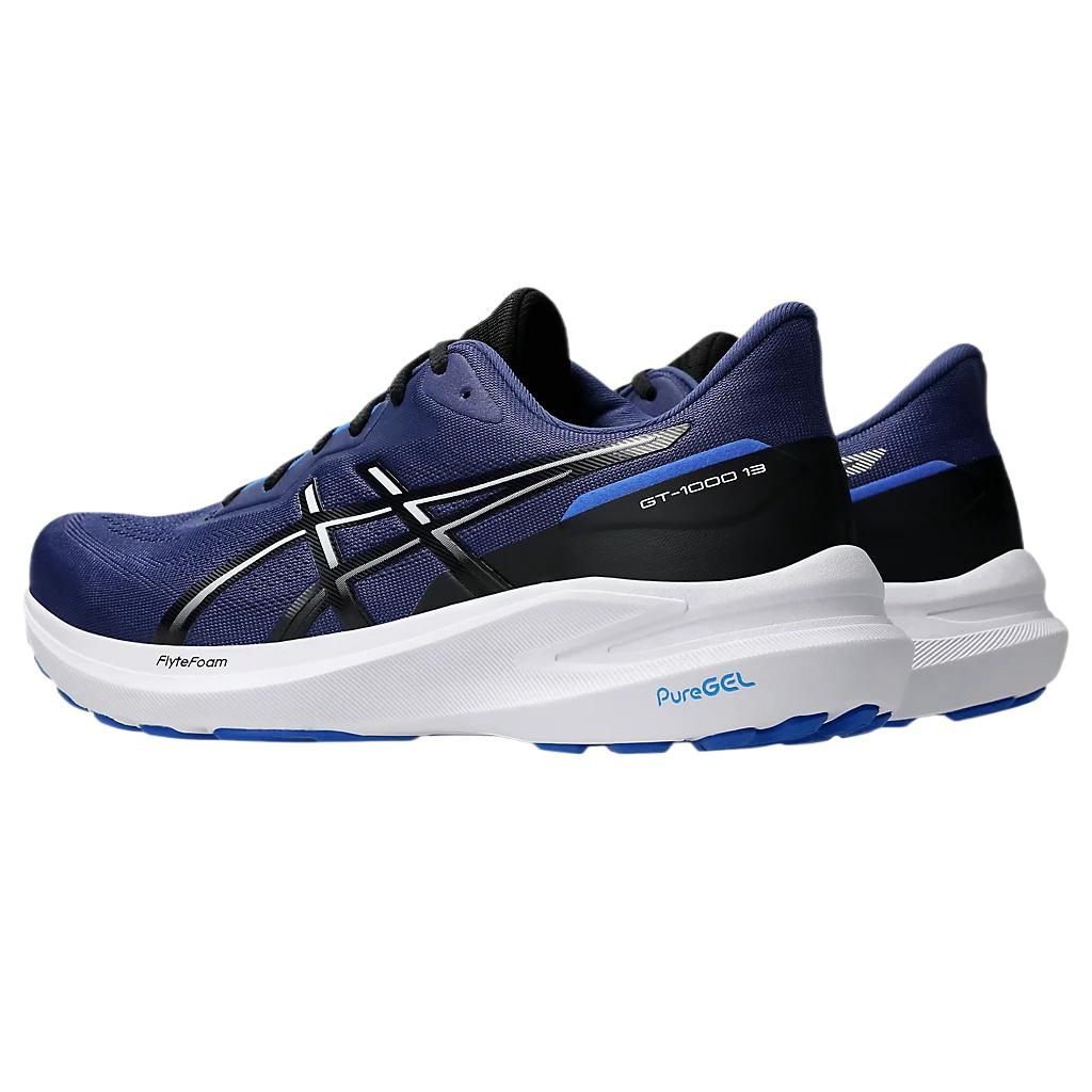 Asics GT-1000 13 Comfortable Durable Low-Top Lifestyle Sneakers Men sneakers Blue White 1011B858-402