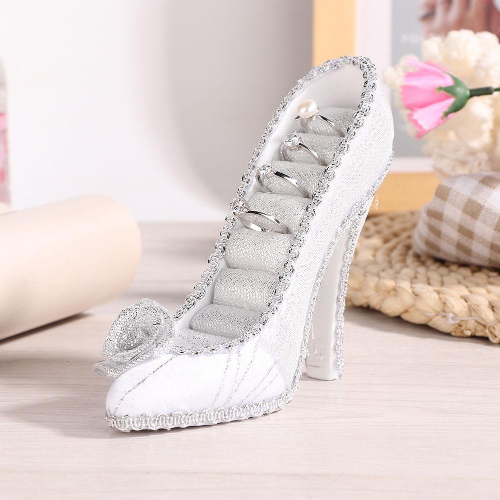 Mannequin Dress High heeled Earring Necklace Ring Jewelry Display Rcak Holder(High heeled)